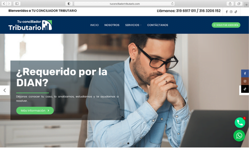 Tu Conciliador tributario diseño web Tu Negocio WB (2)