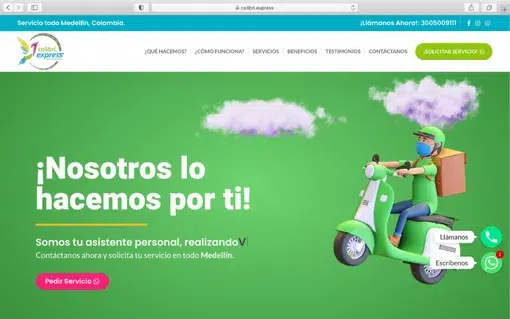 colibri Express Diseño web Tu Negocio WB