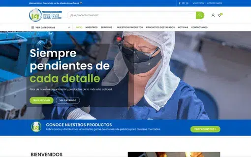 diseño web Tu Negocio WB NEW PLAST SAS